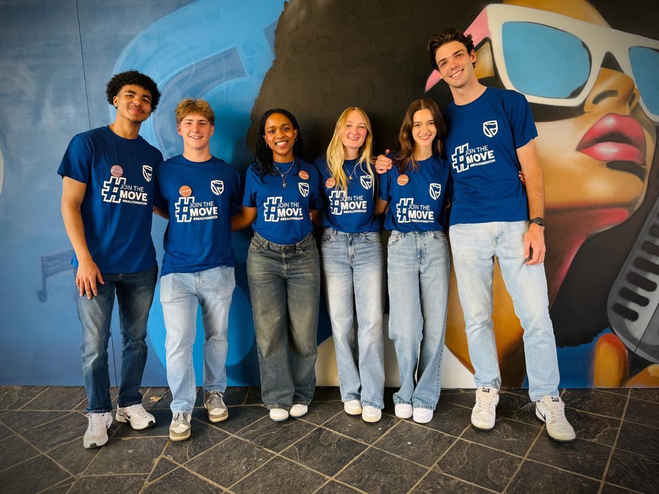 StuSta brand activation team in matching branded shirts